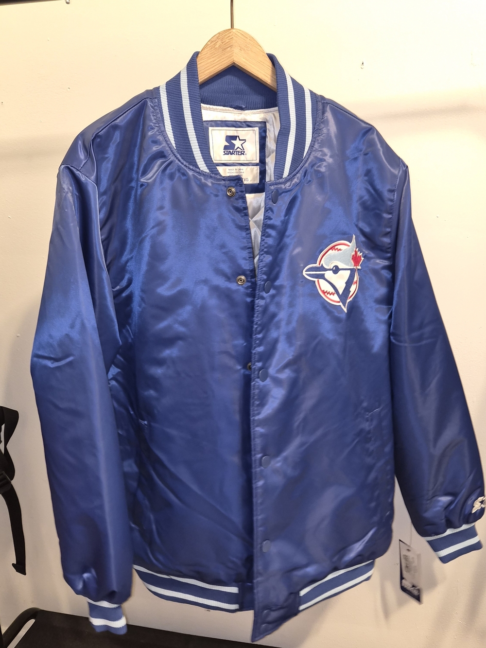Starter Blue Toronto Blue Jays Satin Jacket - Picture 2 of 13